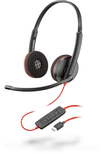 Poly Blackwire 3220 USB-C Wired Stereo Headset