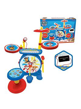 Lexibook My Rock Band Paw Patrol Complete Drums Set With Seat