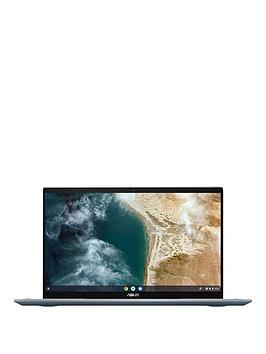 Asus Chromebook Flip Cx5400Fma-Ai0057 Laptop - 14In Fhd, Intel Core I3, 8Gb Ram, 256Gb Ssd - Blue - Laptop + Microsoft 365 Family 1 Year