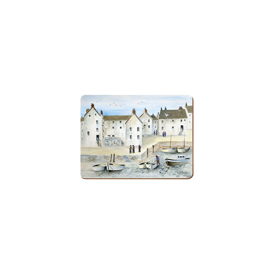 Creative Tops Cornish Harbour Pack Of 6 Premium Placemats