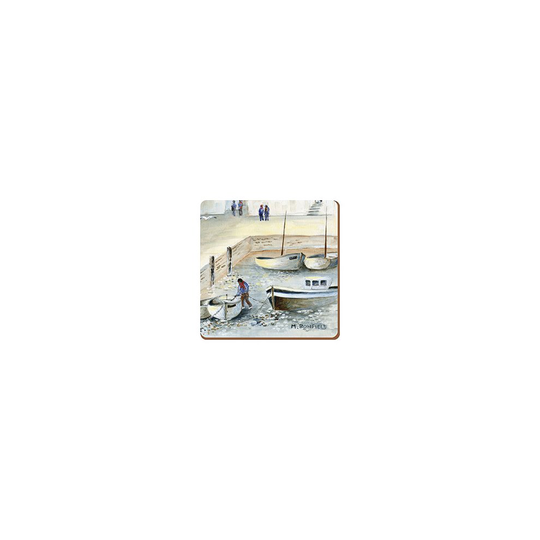 Creative Tops Cornish Harbour Pack Of 6 Premium Coasters