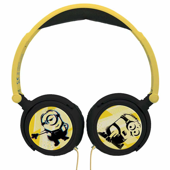 Lexibook Despicable Me Minions Foldable Stereo Headphones With Volume Limiter