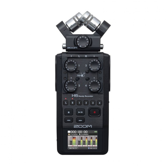 Zoom H6 Handheld Recorder Black