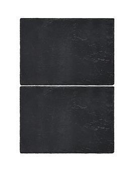 Creative Tops Naturals &Ndash; Pack Of 2 Slate Placemats