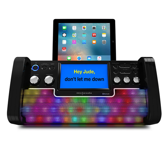 Easy Karaoke EKS780-BT Bluetooth Karaoke Machine - Black