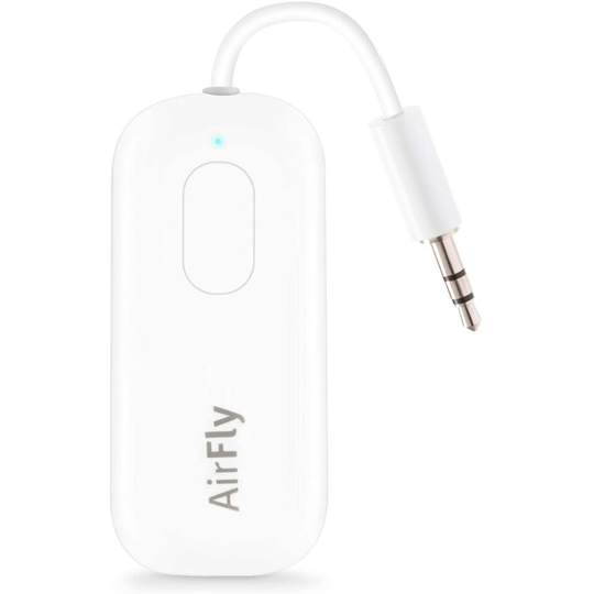 Twelve South AirFly Pro | Wireless Transmitter/Receiver with Audio Sharing for Up to 2 AirPods /Wireless Headphones to Any Audio Jack for Us