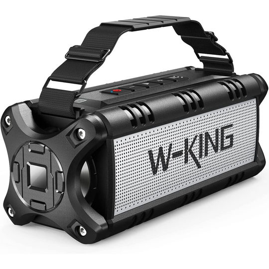 Portable Bluetooth Speakers, W-KING 50W Bluetooth Speaker Loud, IPX6 Waterproof Outdoor Speaker with 8000mAh Power Bank, Wireless Bass Speaker