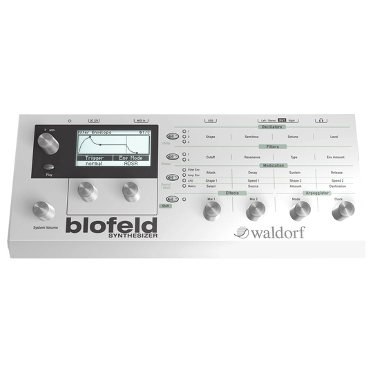 Waldorf Blofeld Synthesizer Desktop Module White