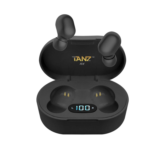 (Black) Bluetooth Earphones Earbuds TWS Wireless Headphones - TANZ RX