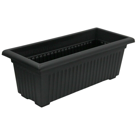 Extra Large 70cm Long Garden Planter Plant Pot Plastic Trough Raised Planter