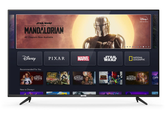 TCL 50P615K 50" Television 4K Ultra HD Smart Android TV with Freeview Play