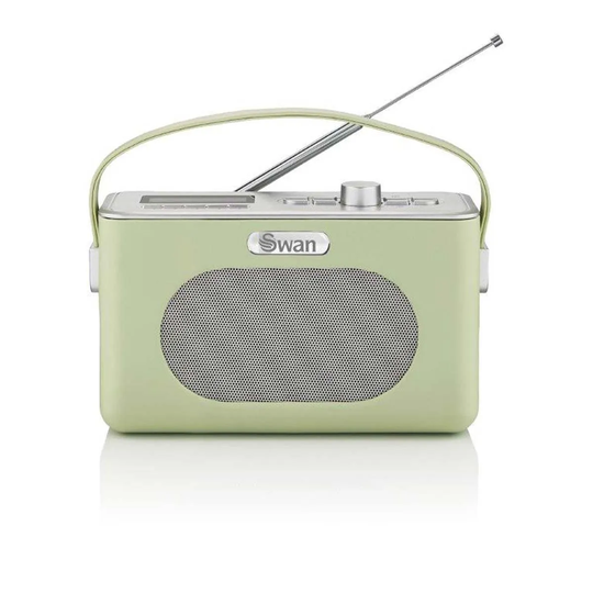Swan Retro Dab Bluetooth Radio - Green