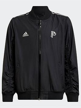 Adidas Pogba Bomber Jacket - Black/White