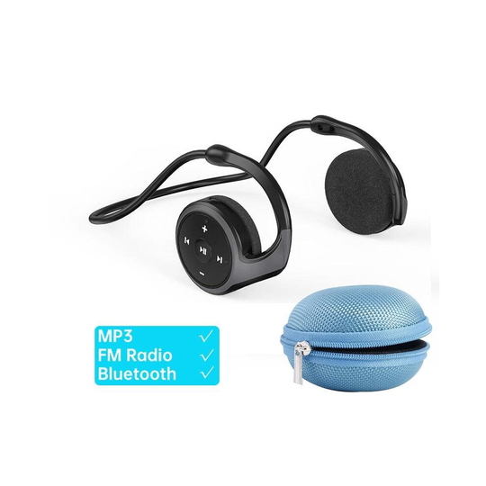 Bluetooth Wireless Headphone Support TF Card FM Radio Mp3 Open Ear HIFI Sports Earphone Waterproof Headsets with Mic