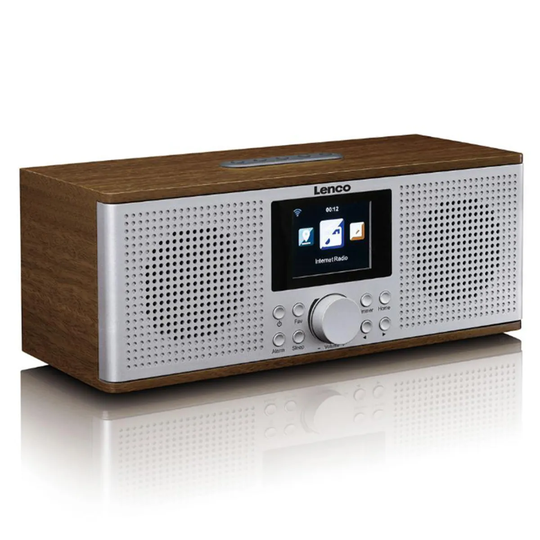 Lenco DIR-170WA Smart Internet Radio with DAB+, FM & Bluetooth - Walnut