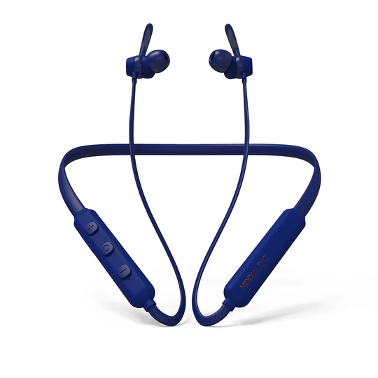 MIXX UltraFit Bluetooth Wireless NeckBand Earphones - Dark Knight Blue