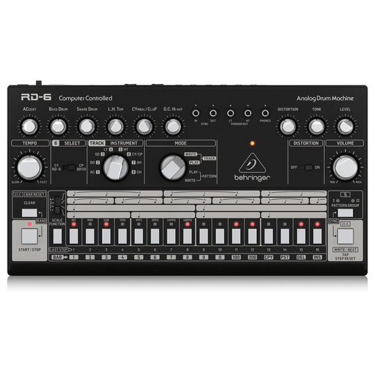 Behringer RD-6 Drum Machine Black