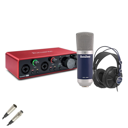 Focusrite Scarlett 2i2 (3rd Gen) Recording Bundle