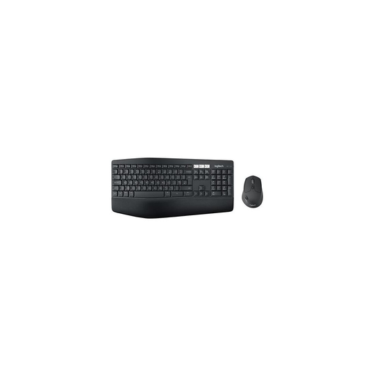 Logitech MK850 Wireless Keyboard and Mouse Combo (USB, Bluetooth, QWERTY UK Layout) - Dark Grey