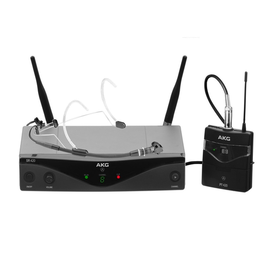 AKG WMS420 Wireless Headset Set Ch38