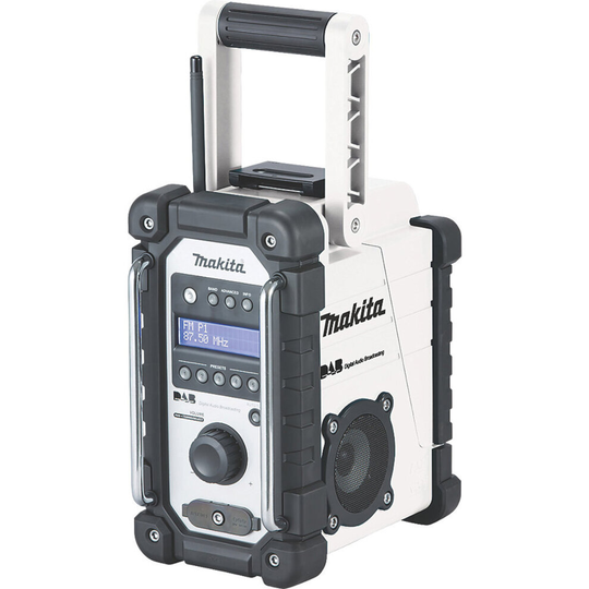 Makita Cordless Site Radio 12/18V DMR110W DAB+/FM With USB And AUX-IN Bare