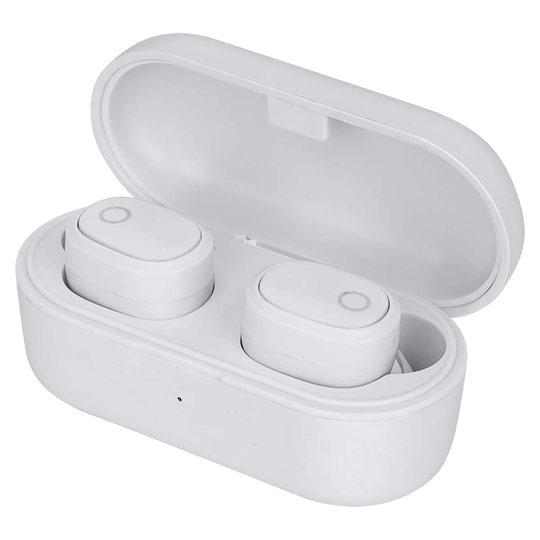 Groov-e Music Buds True Wireless Earphones With Charging Case - White