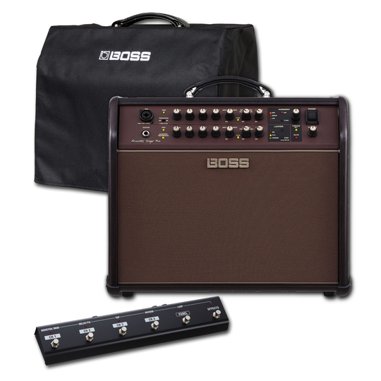 Boss Acoustic Singer Live Amplifier with Cover and Foot Controller