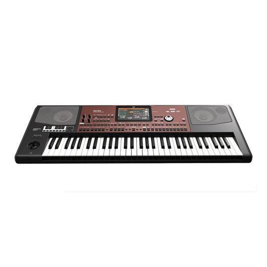 Korg Pa700 Professional Arranger Keyboard Oriental