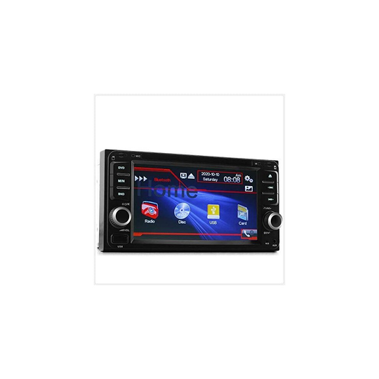 TUNEZ Double Din Car Audio 6.5 Inch for Compatible With Avensis Verso Celica Estima Hiace Hilux Land Cruiser Hiace Celica Stereo Radio Support Bluetoo