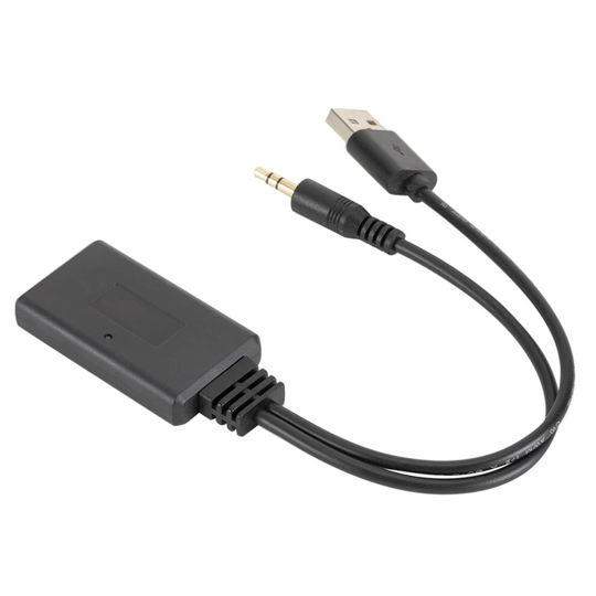 Bluetooth 5.0 Receiver Adapter USB + 3.5mm Jack Stereo Audio For Car AUX Speaker