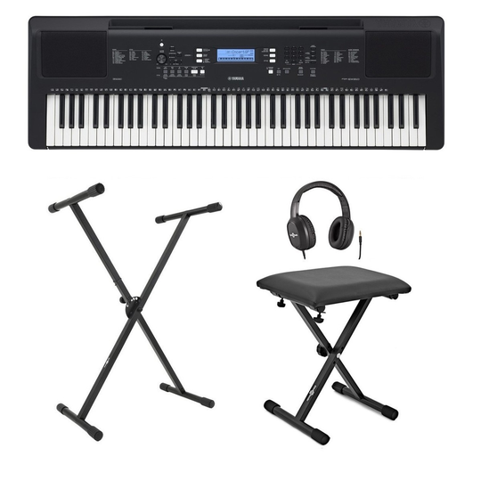 Yamaha PSR EW310 Portable Keyboard with Stand Bench and Headphones
