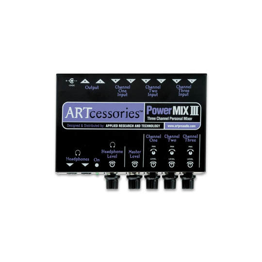 ART PowerMIX III 3 Channel Stereo Mixer