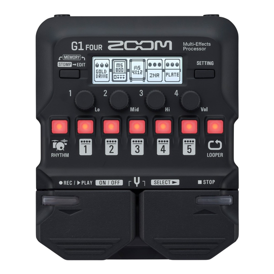Zoom G1 FOUR Multi-Effects Pedal