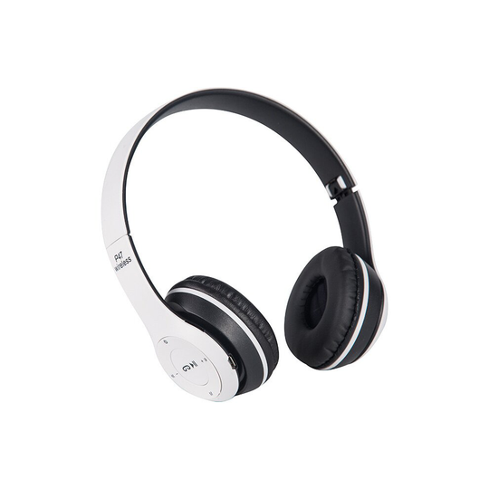 (White) Foldable Bluetooth Wireless P47 Headphones