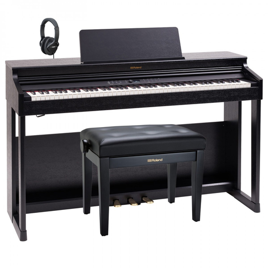 Roland RP701 Digital Piano Premium Bundle Contemporary Black