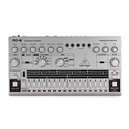 Behringer RD-6 Drum Machine Silver