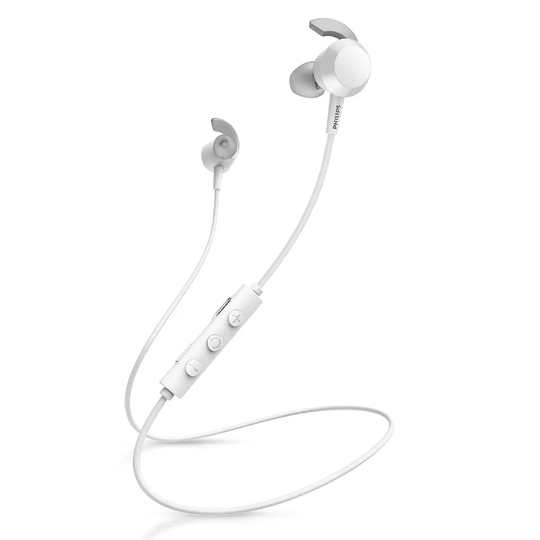 Philips In-ear Wireless Headphones with Bass Boost - White