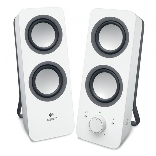 Logitech Z200 Snow White Speakers, EU Plug