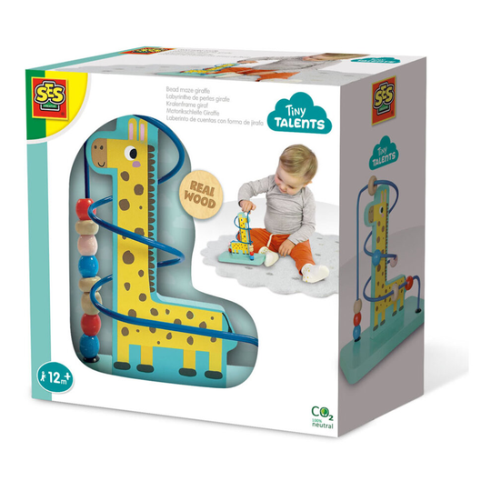 SES CREATIVE Tiny Talents Bead Maze Giraffe (13119)