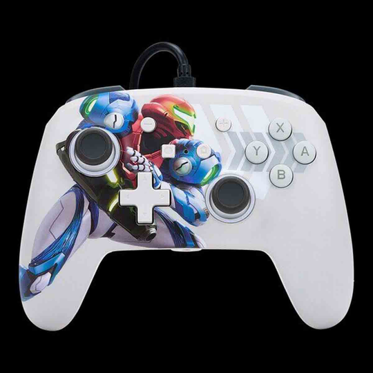 PowerA Enhanced Wired Controller for Nintendo Switch - Metroid Dread