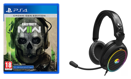 COD: Modern Warfare II PS4 Game & C6-100 Gaming Headset