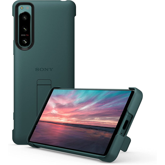 Sony Xperia 5 IV Style Back Cover Green - XQZCBCQG.ROW