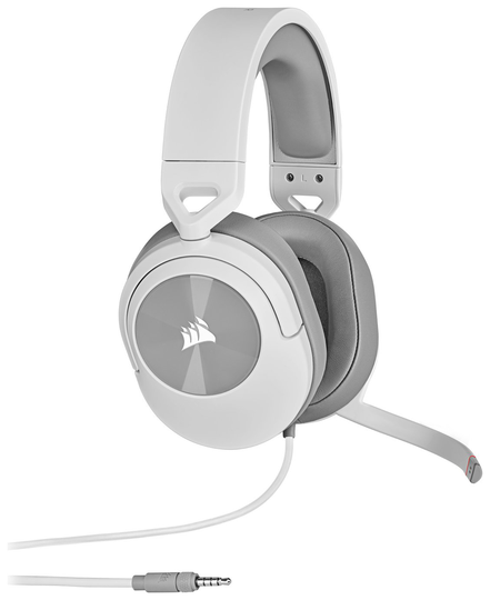 CORSAIR HS55 SURROUND Wired Gaming Headset - White