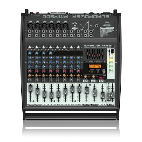 Behringer PMP500 Europower Mixer Amplifier