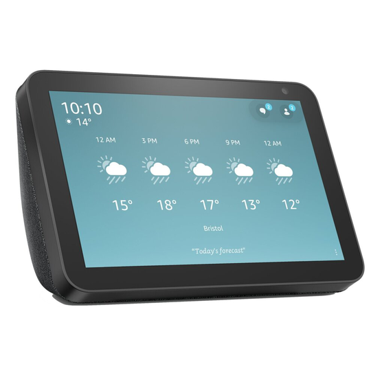 Amazon Echo Show 8 (1st Gen) Smart Display with Alexa -Black