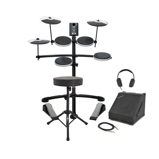 Roland TD-1K Electronic Drum Kit with Amp Stool and Sticks