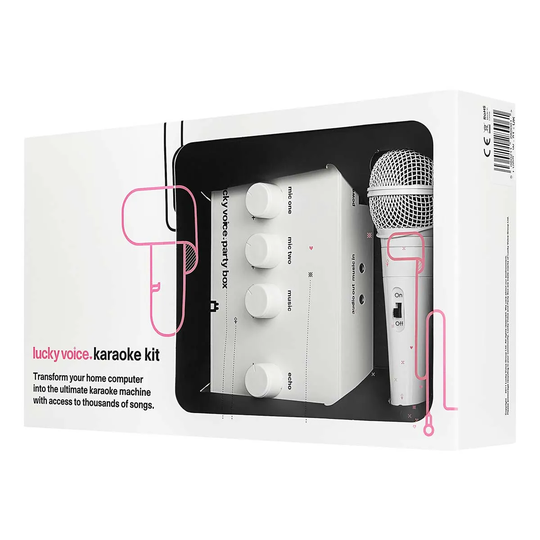 Lucky Voice Karaoke Machine White