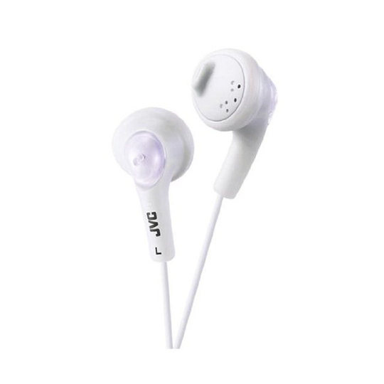 JVC Gumy Bass Boost Stereo Headphones for iPod iPhone MP3 and Smartphone - Coconut White