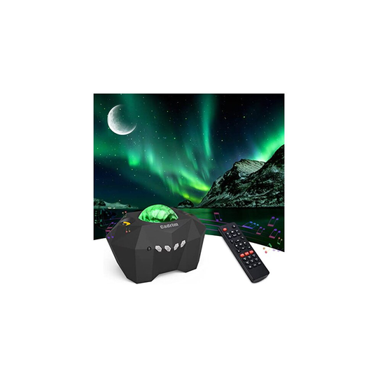 Projector Star Aurora Moon Projector Galaxy Sky Cadrim Night LED Light Starry 3 in 1 Multicolor Built-in Bluetooth Speaker Remote Control Voice Proj