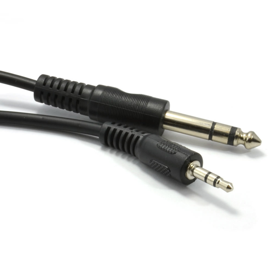 kenable 3.5mm Stereo Jack Plug to 6.35mm TRS Balanced Plug Cable 3m